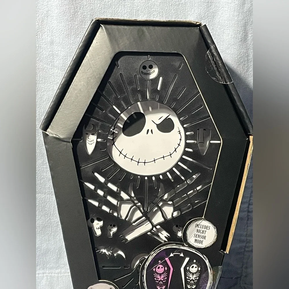 NEW Walt Disney Coffin Shaped The Nightmare Before Christmas‎ Jack 3D Light
